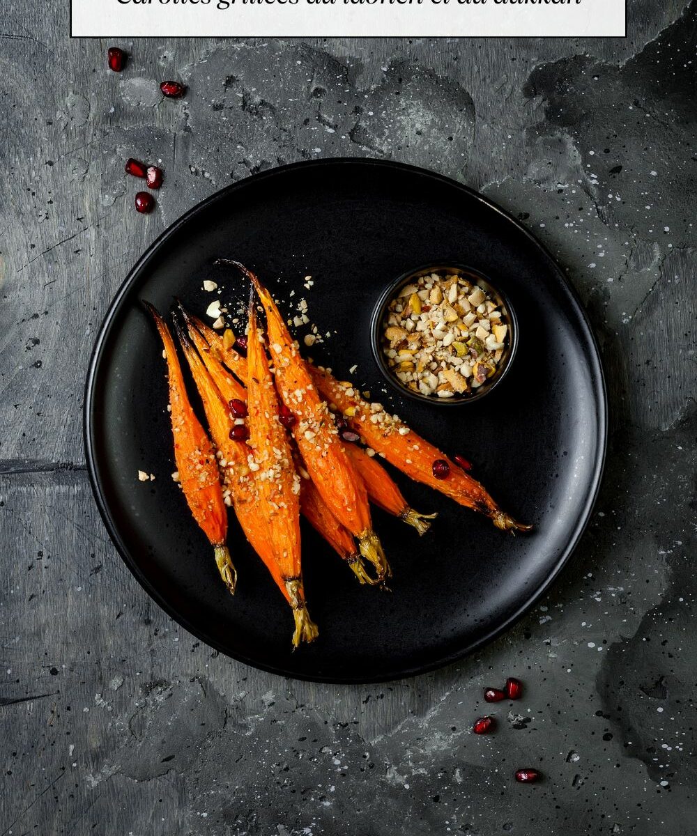 Carottes grillées au labneh et au dukkah