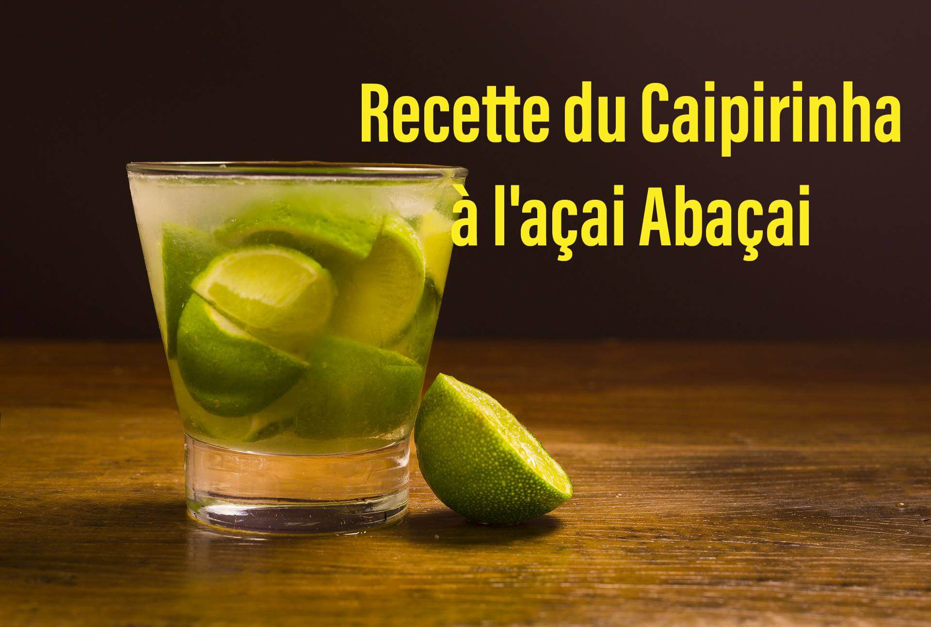 CAIPIRINHA À L'AÇAÍ