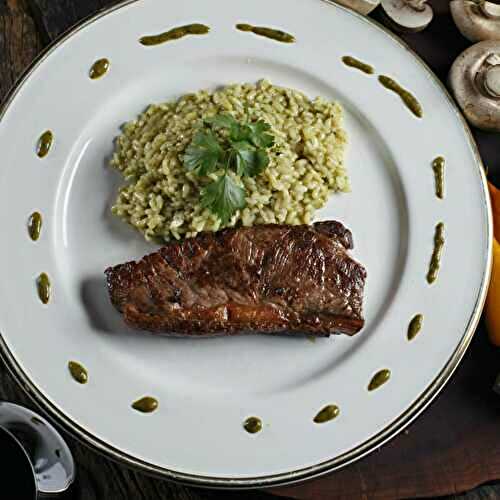 Bœuf mijoté au safran d'Iran, oignons fondants et cannelle