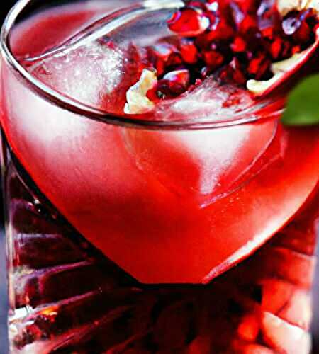 Cocktail Grenade Royale à la vanille