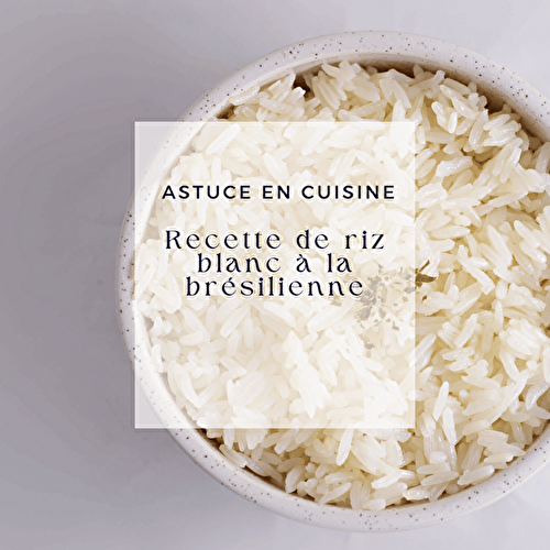 Riz blanc à la brésilienne au poivre long