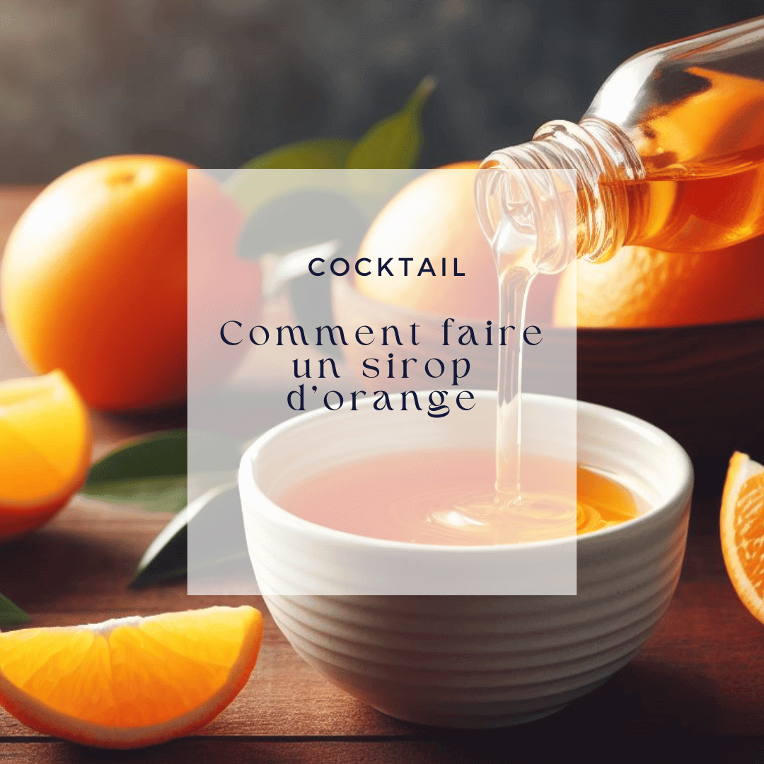 Sirop d'orange maison à la vanille ou au poivre sauvage