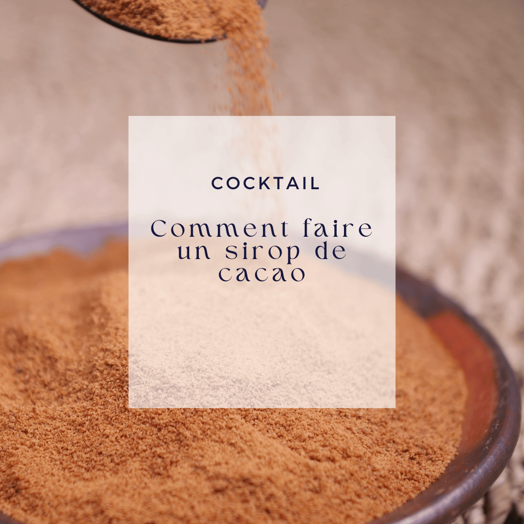 Sirop de cacao à la vanille