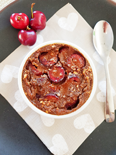 Clafoutis aux cerises - sans gluten, sans lactose