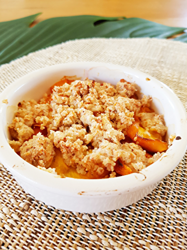 Crumble d'abricot aux flocons de sarrasin (sans gluten)