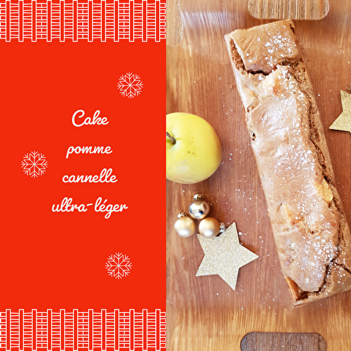 Cake pomme-cannelle sans sucre 