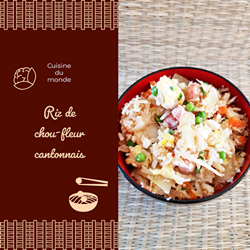 Riz de chou-fleur cantonnais