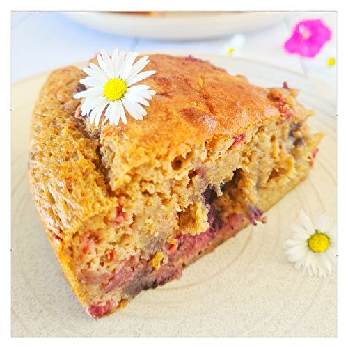 Gâteau au sarrasin et aux fruits rouges