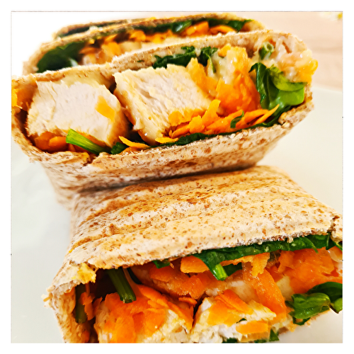 Wraps grillés au poulet