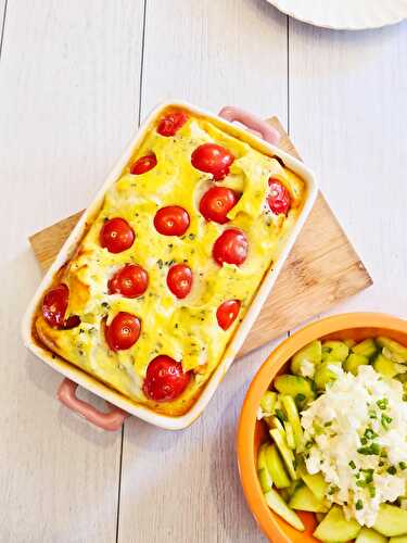 Clafoutis aux tomates cerises