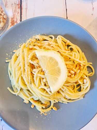 Spaghettis au citron