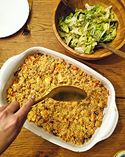 Crumble de potimarron