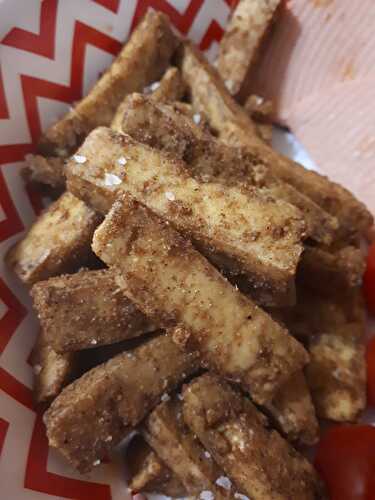 Frites épiçées au tofu