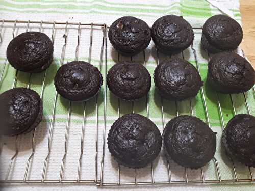 Muffins chocolatés aux pois chiches