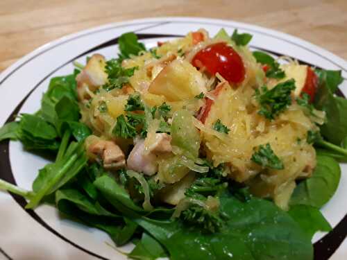 Salade froide de courge spaghetti