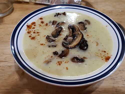 Velouté de poireaux au poulet