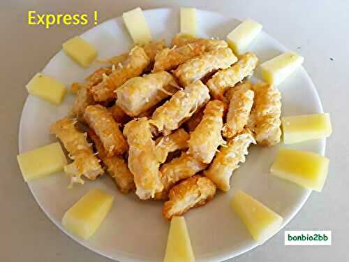 Allumettes express au fromage de brebis basque - Bon, Bio, la tambouille des Chabrouille