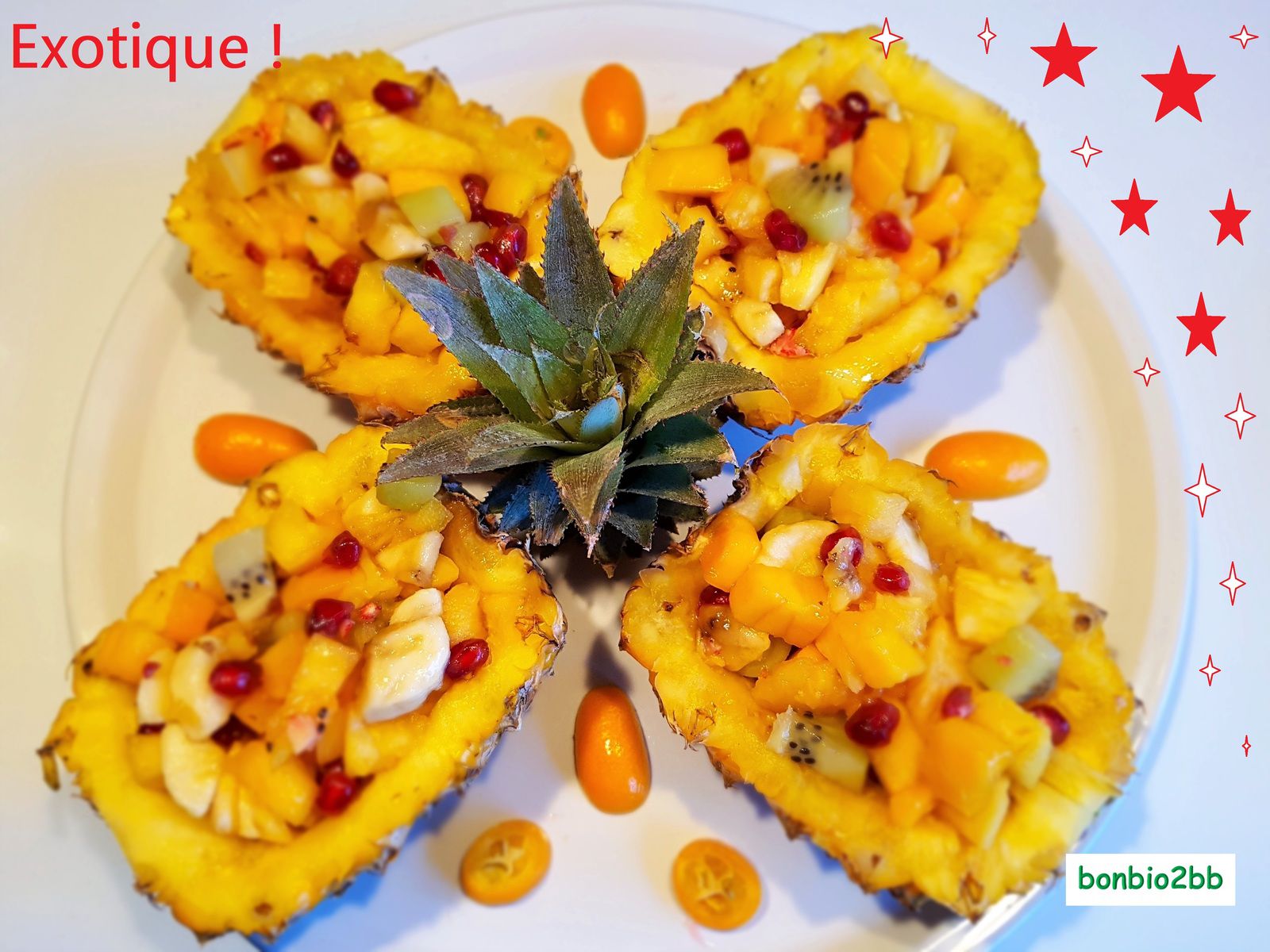 Ananas surprises - Bon, Bio, la tambouille des Chabrouille