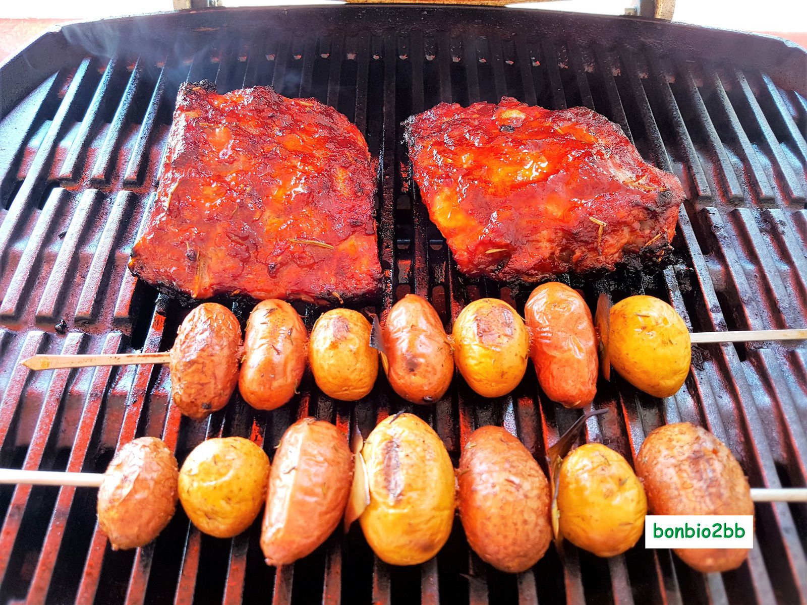 BBQ : Travers de porc marinés au vinaigre de cidre - Bon, Bio, la tambouille des Chabrouille