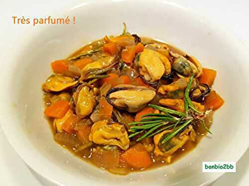 Escabèche de moules au vinaigre balsamique et au romarin - Bon, Bio, la tambouille des Chabrouille