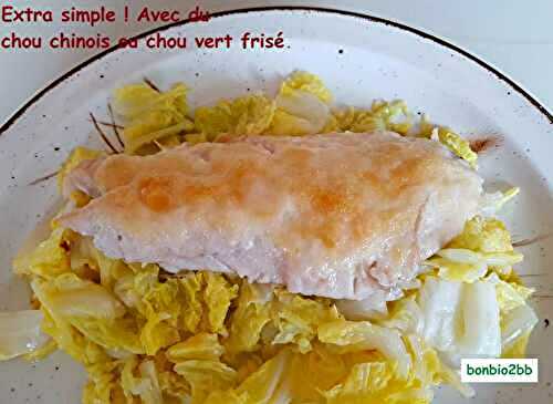 Filets de rascasse au chou et parmesan - Bon, Bio, la tambouille des Chabrouille