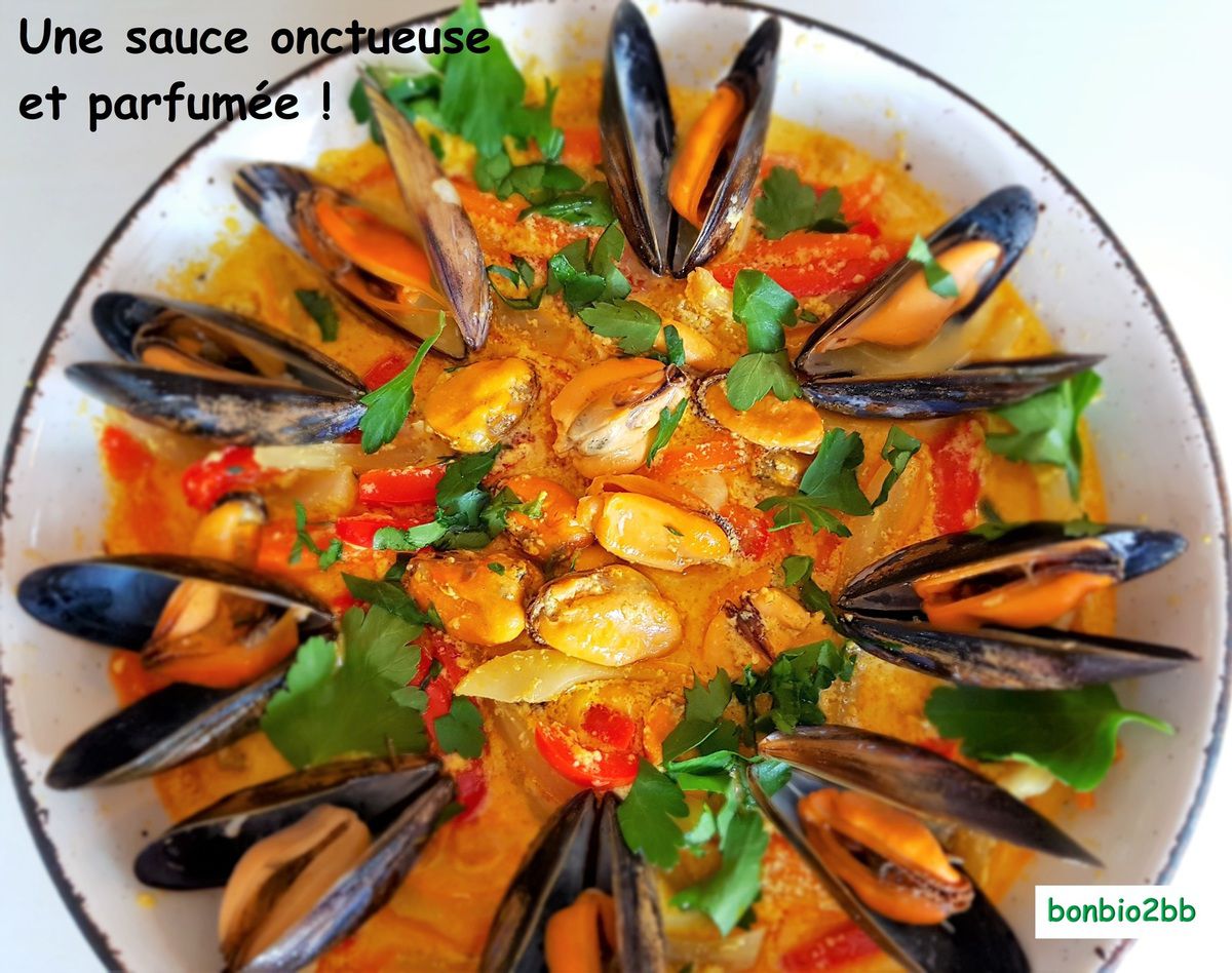 Fricassée de moules au fenouil, sauce safranée - Bon, Bio, la tambouille des Chabrouille