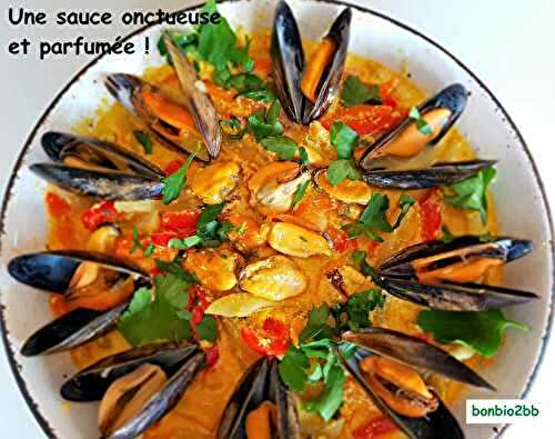 Fricassée de moules au fenouil, sauce safranée - Bon, Bio, la tambouille des Chabrouille