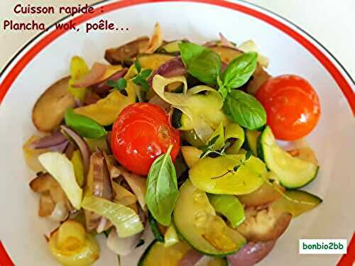 Méli-mélo de légumes au romarin - Bon, Bio, la tambouille des Chabrouille
