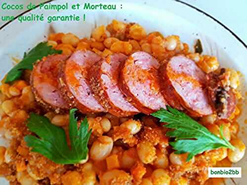 Mijotée de cocos et saucisse de Morteau, façon cassoulet - Bon, Bio, la tambouille des Chabrouille