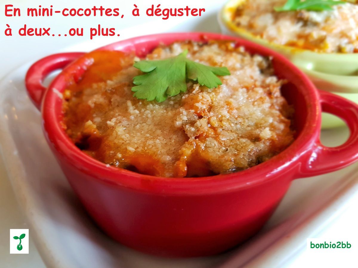 Petits gratins de blettes à la tomate et au parmesan - Bon, Bio, la tambouille des Chabrouille