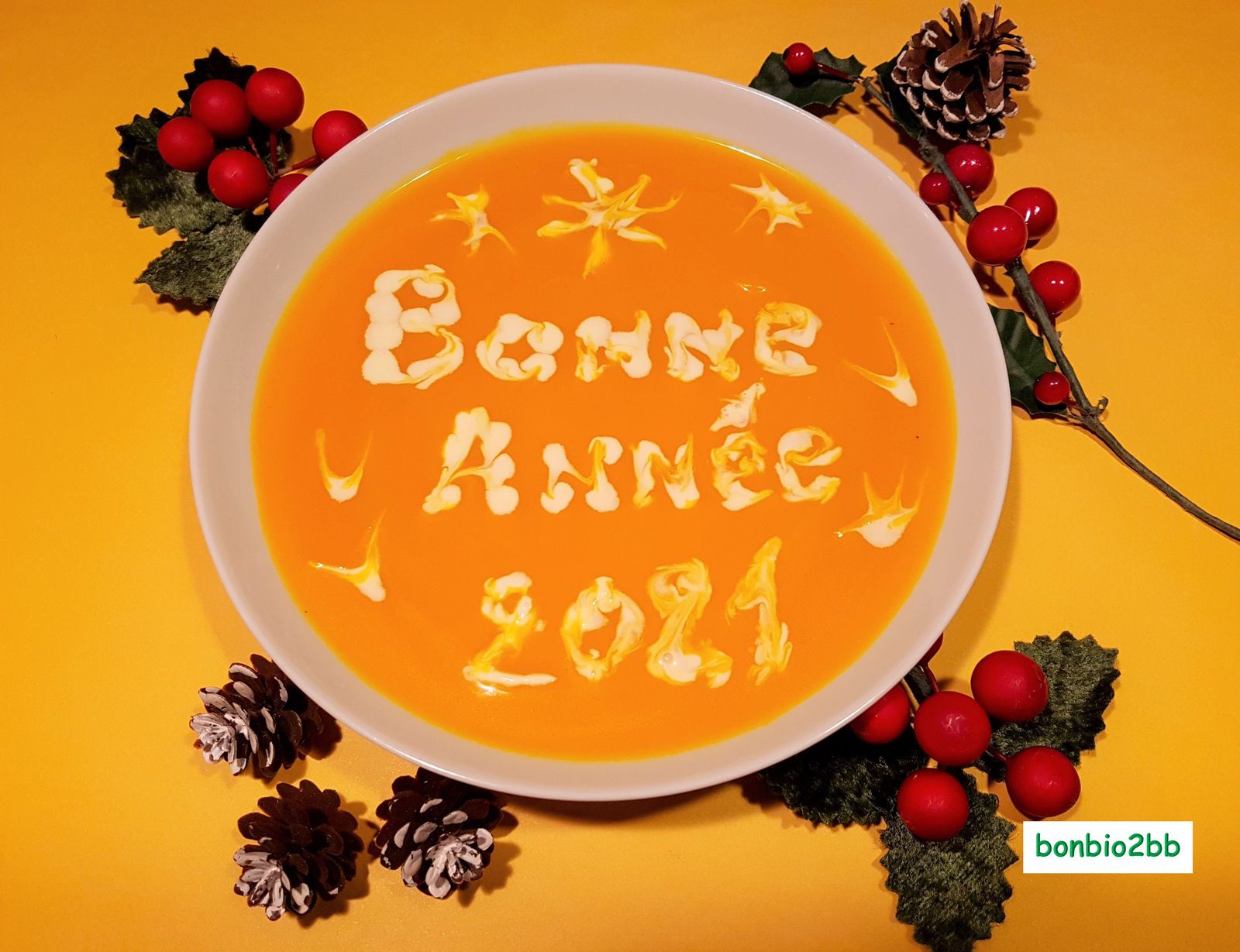 Soupe de potiron et patate douce - Bon, Bio, la tambouille des Chabrouille