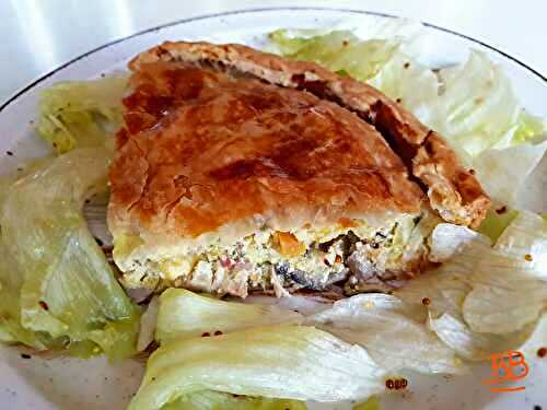 Tourte de pintade aux champignons, à ma façon - Bon, Bio, la tambouille des Chabrouille