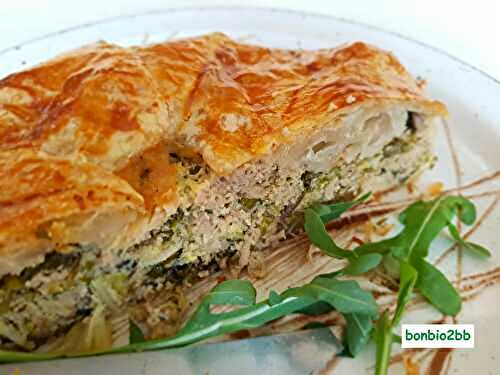 Petite tourte aux restes de poularde de Noël - Bon, Bio, la tambouille des Chabrouille