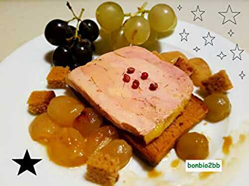 Toasts de foie gras épicé aux deux raisins - Bon, Bio, la tambouille des Chabrouille