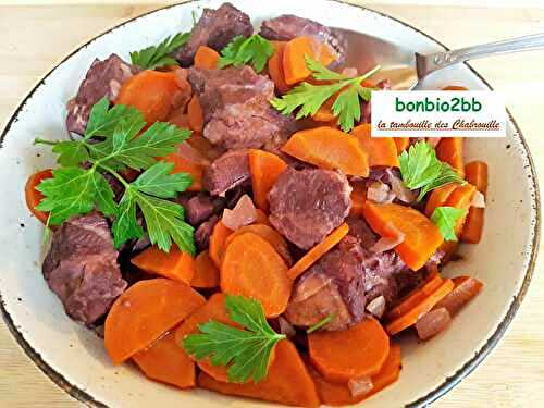 Bourguignon de veau - Bon, Bio, la tambouille des Chabrouille