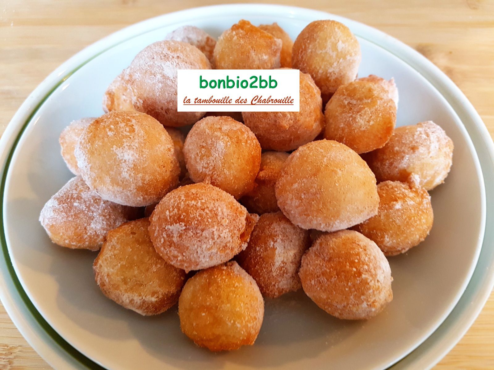 Beignets au fromage blanc, à l'huile de coco - Bon, Bio, la tambouille des Chabrouille