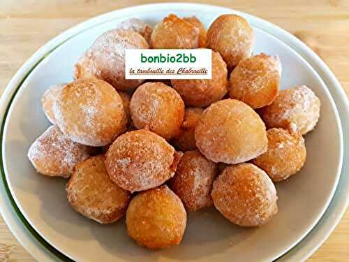 Beignets au fromage blanc, à l'huile de coco - Bon, Bio, la tambouille des Chabrouille