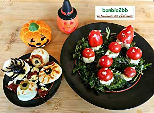 Halloween facile : champignons mortels et demi-oeufs terrifiants