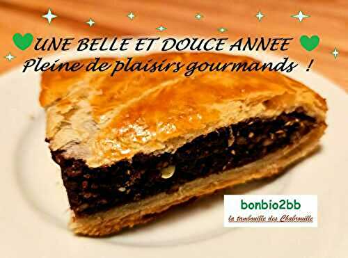 Galette des rois au chocolat et amandes