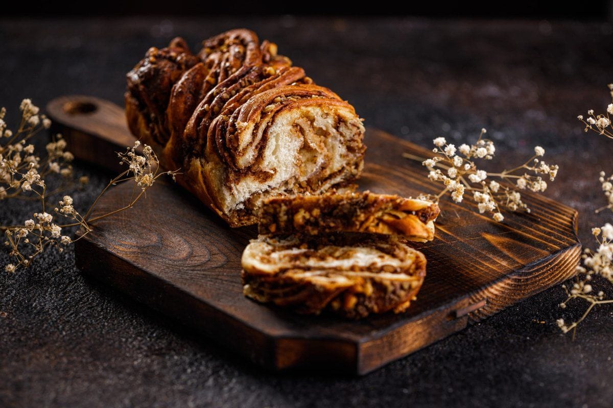 Babka au chocolat et noisettes