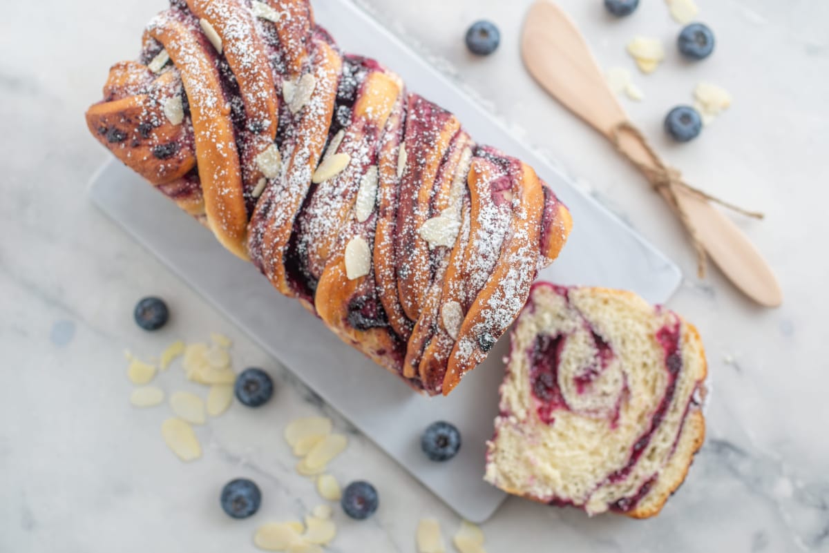 Babka aux myrtilles