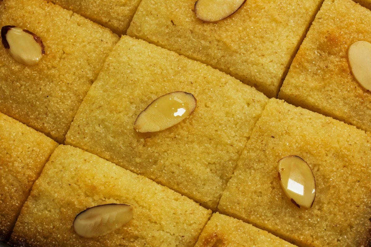 Basbousa, gâteau à la semoule