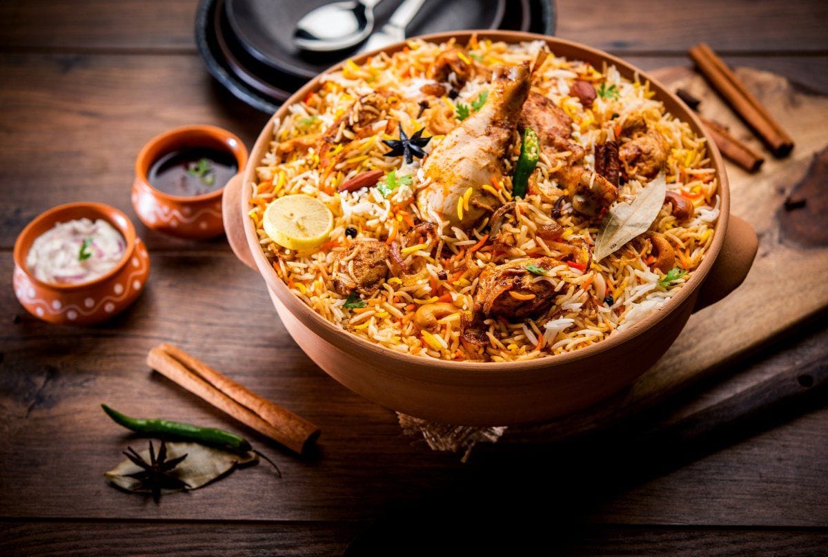 Biryani de poulet Handi