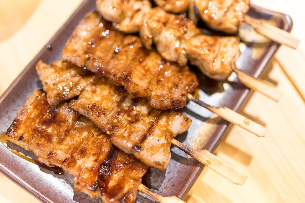Brochettes de poulet yakitori