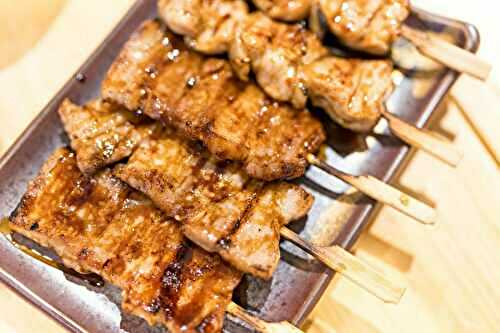 Brochettes de poulet yakitori