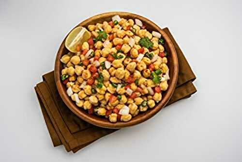Chana chaat, salade de pois chiches indienne