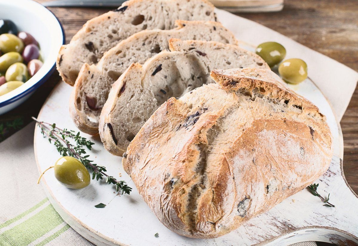 Ciabatta aux olives