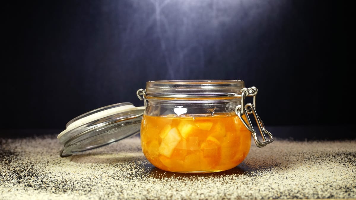 Confiture d'orange aux zestes confits