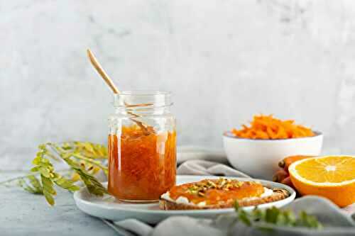 Confiture de carottes à l'orange