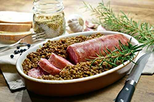 Cotechino aux lentilles italien